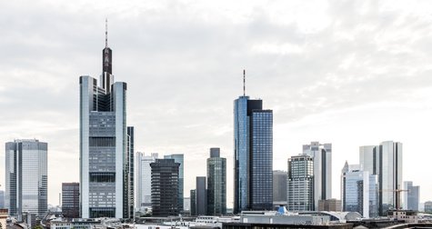 Banks in Frankfurt Skyline