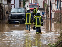 Flooding in Ahrweiler, Germany, July 15 2021.