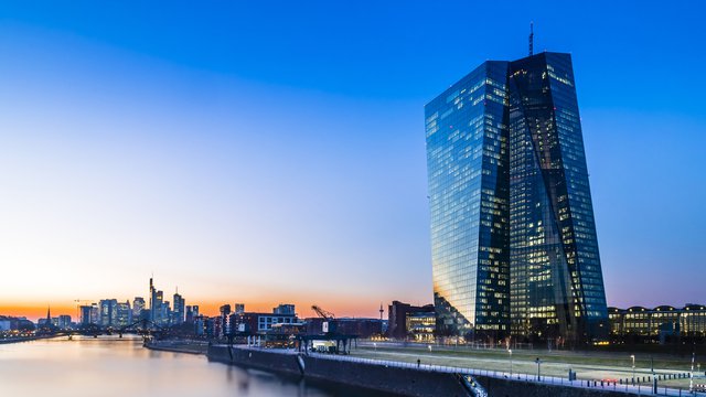 The European Central Bank in Frankfurt am Main